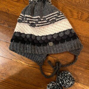 Smartwool Hat Grey/White/Black/Tan Merino Wool & Acrylic Excellent condition